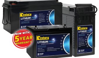 CENTURY BATTERIES EXTENDS WARRANTY ON LITHIUM PRO RANGE