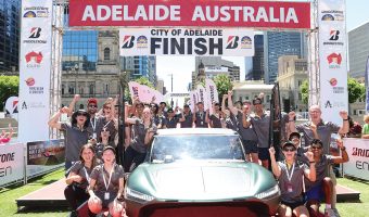 SUCCESSFUL BRIDGESTONE WORLD SOLAR CHALLENGE CELEBRATED