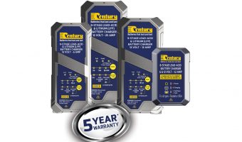 CENTURY’S LITHIUM CHARGER RANGE
