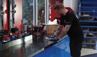 HERROD PERFORMANCE CLEANS UP WITH WYPALL