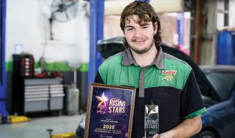 FROM GARAGE TO GREATNESS: NSW APPRENTICE WINS REGIONAL AWARD
